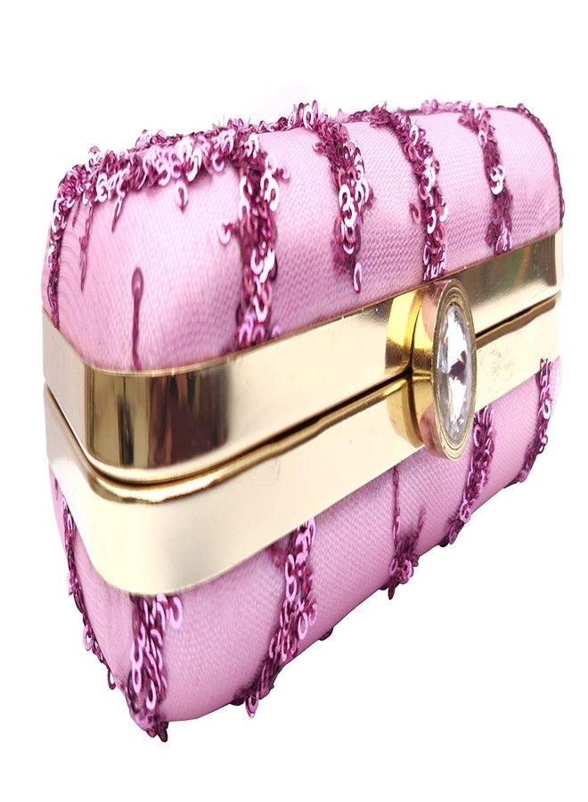 DUCHESS Women Pink Clutch - Image 4